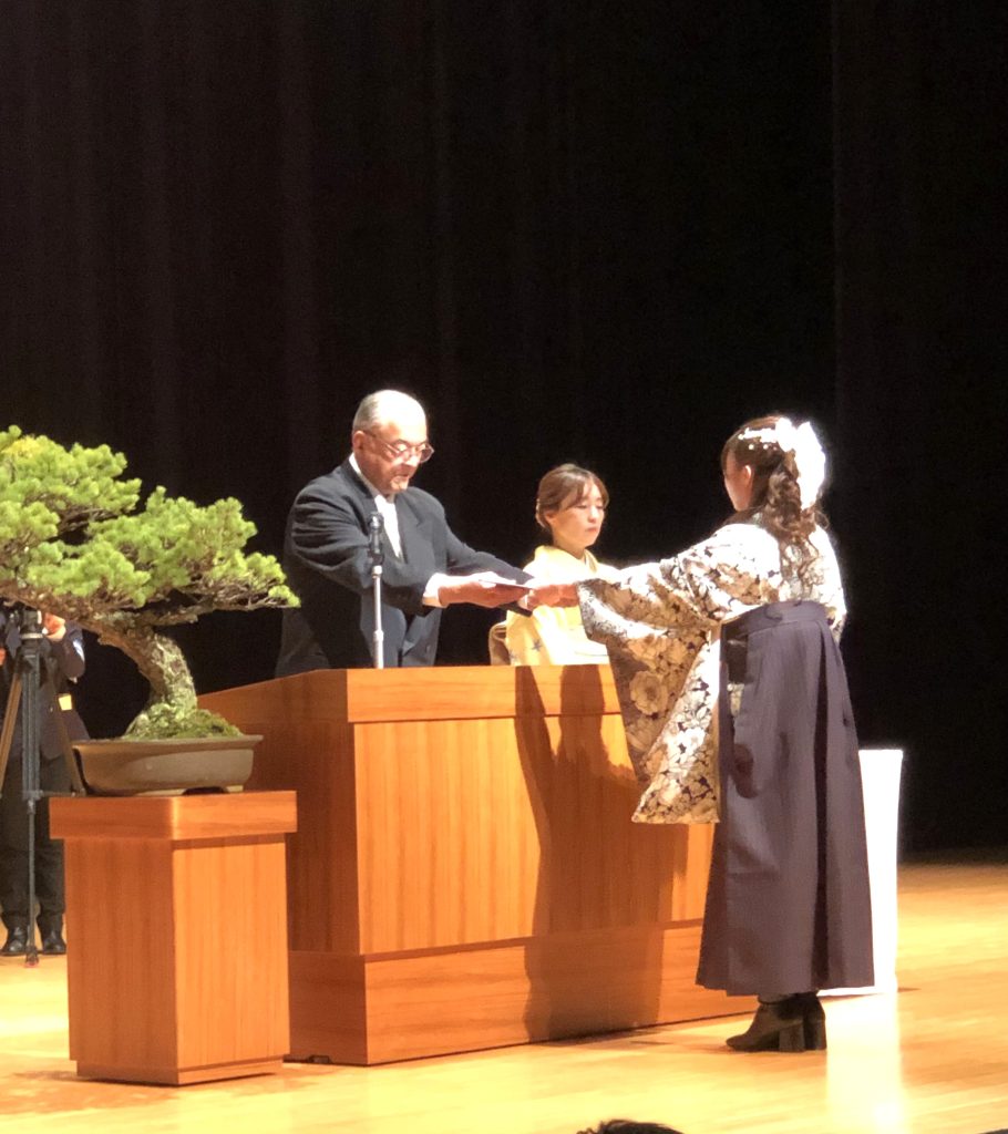 令和7年度　第4期生　卒業証書授与式を挙行しました